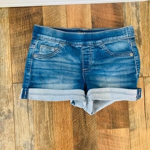 Justice denim shorts